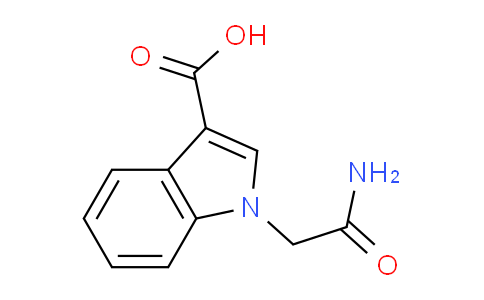 CAS No. 1020984-96-6, 1-(2-Amino-2-oxoethyl)-1H-indole-3-carboxylic acid