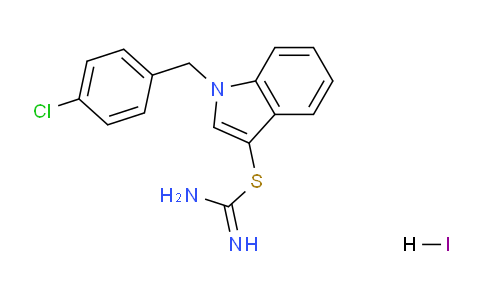CAS No. 1049785-06-9, 1-(4-Chlorobenzyl)-1H-indol-3-yl imidothiocarbamate hydroiodide