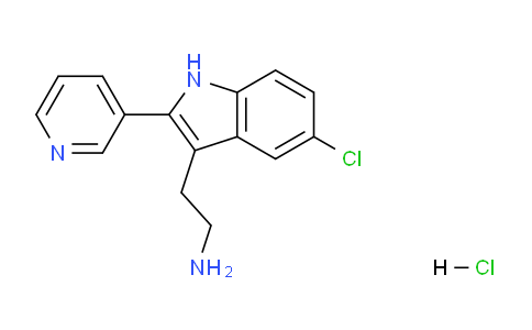 CAS No. 1049791-81-2, 2-[5-Chloro-2-(pyridin-3-yl)-1h-indol-3-yl]ethan-1-amine hydrochloride