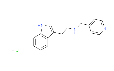 CAS No. 1049803-05-5, [2-(1H-Indol-3-yl)ethyl][(pyridin-4-yl)methyl]amine hydrochloride