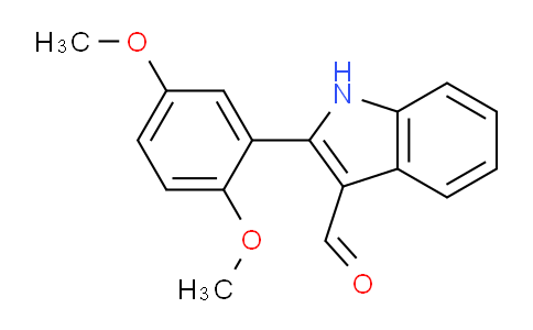 CAS No. 1082467-33-1, 2-(2,5-Dimethoxyphenyl)-1H-indole-3-carbaldehyde