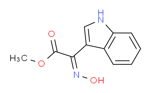 CAS No. 110317-55-0, (E)-Methyl 2-(hydroxyimino)-2-(1H-indol-3-yl)acetate