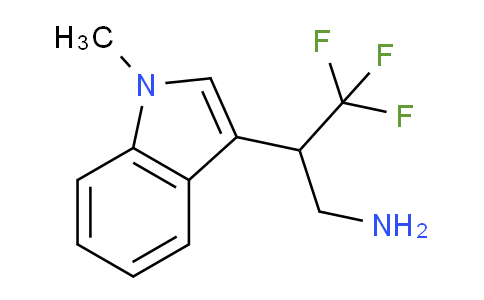 CAS No. 1135187-36-8, 3,3,3-Trifluoro-2-(1-methyl-1H-indol-3-yl)propan-1-amine