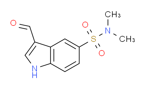 CAS No. 120729-84-2, 3-Formyl-N,N-dimethyl-1H-indole-5-sulfonamide