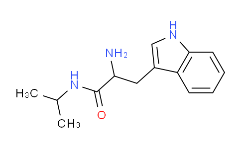 CAS No. 1214705-97-1, 2-Amino-3-(1H-indol-3-yl)-N-isopropylpropanamide