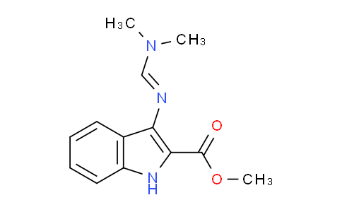 CAS No. 1217885-77-2, Methyl 3-(((dimethylamino)methylene)amino)-1H-indole-2-carboxylate