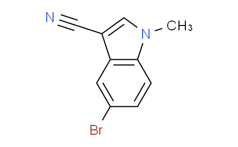 CAS No. 1219741-43-1, 5-Bromo-1-methyl-1H-indole-3-carbonitrile