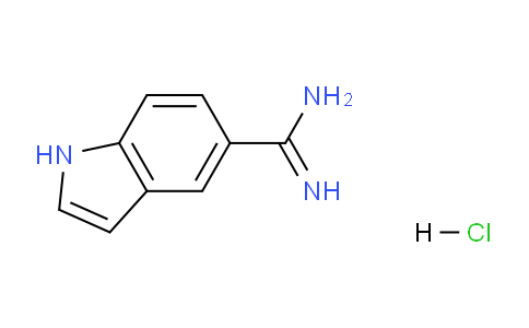 CAS No. 1220039-47-3, 1H-Indole-5-carboximidamide hydrochloride