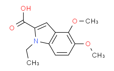 CAS No. 1228747-85-0, 1-Ethyl-4,5-dimethoxy-1h-indole-2-carboxylic acid