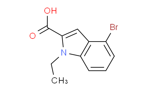 CAS No. 1240567-83-2, 4-Bromo-1-ethyl-1h-indole-2-carboxylic acid