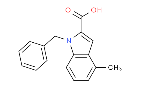 CAS No. 1240567-87-6, 1-Benzyl-4-methyl-1h-indole-2-carboxylic acid