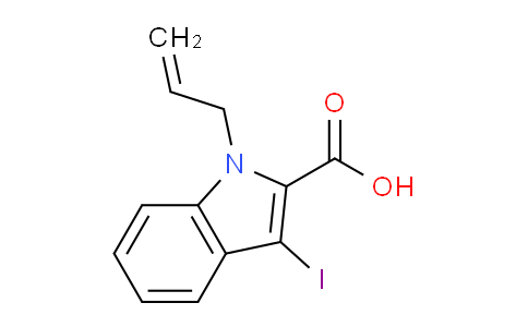 CAS No. 1263211-80-8, 1-Allyl-3-iodo-1H-indole-2-carboxylic acid