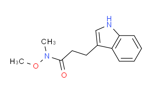 CAS No. 134676-35-0, 3-(1H-Indol-3-yl)-N-methoxy-N-methylpropanamide