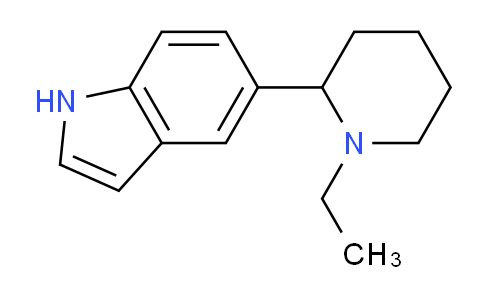 CAS No. 1355201-24-9, 5-(1-Ethylpiperidin-2-yl)-1H-indole