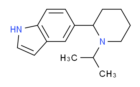 CAS No. 1355201-31-8, 5-(1-Isopropylpiperidin-2-yl)-1H-indole