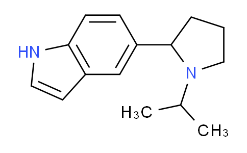 CAS No. 1355225-59-0, 5-(1-Isopropylpyrrolidin-2-yl)-1H-indole