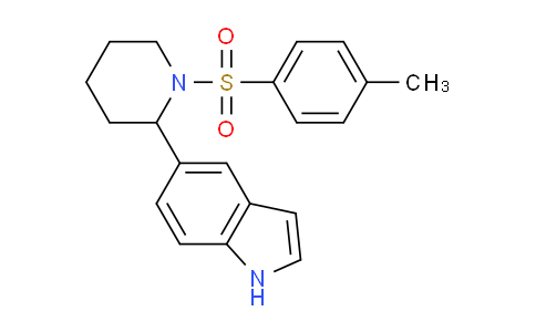 CAS No. 1355225-71-6, 5-(1-Tosylpiperidin-2-yl)-1H-indole