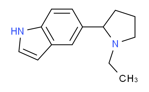 CAS No. 1355234-25-1, 5-(1-Ethylpyrrolidin-2-yl)-1H-indole