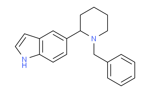 CAS No. 1355234-46-6, 5-(1-Benzylpiperidin-2-yl)-1H-indole