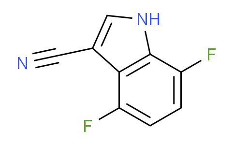 CAS No. 1360950-99-7, 4,7-Difluoro-1H-indole-3-carbonitrile