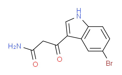CAS No. 1363843-19-9, 3-(5-Bromo-1H-indol-3-yl)-3-oxopropanamide