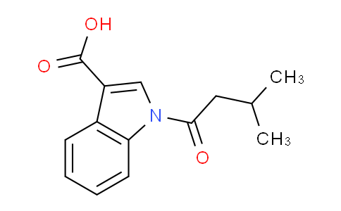 CAS No. 1368575-41-0, 1-(3-Methylbutanoyl)-1H-indole-3-carboxylic acid