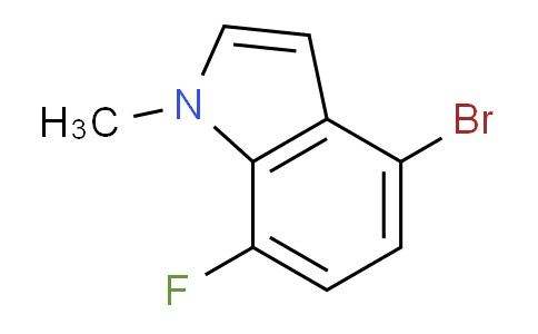 CAS No. 1379336-72-7, 4-Bromo-7-fluoro-1-methyl-1H-indole
