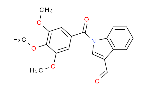 CAS No. 141123-48-0, 1-(3,4,5-Trimethoxybenzoyl)-1H-indole-3-carbaldehyde
