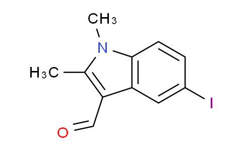 CAS No. 1416338-48-1, 5-Iodo-1,2-dimethyl-1H-indole-3-carbaldehyde