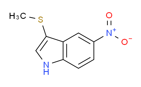 CAS No. 1416438-63-5, 3-(Methylthio)-5-nitro-1H-indole