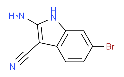 CAS No. 1427028-36-1, 2-Amino-6-bromo-1H-indole-3-carbonitrile