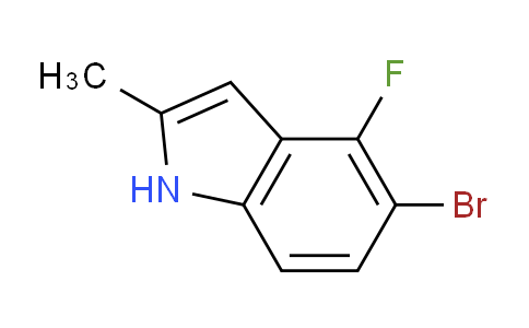 CAS No. 1427419-10-0, 5-Bromo-4-fluoro-2-methyl-1H-indole