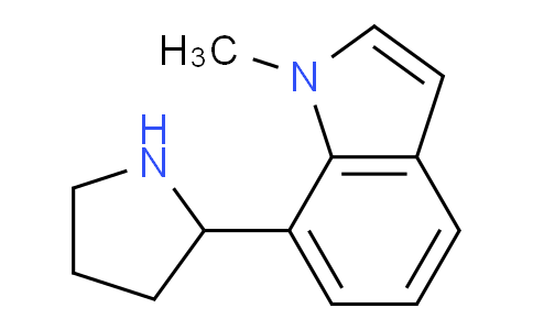 CAS No. 1501544-68-8, 1-Methyl-7-(pyrrolidin-2-yl)-1H-indole