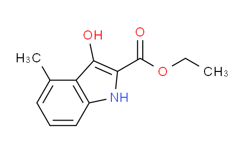 CAS No. 153501-38-3, Ethyl 3-hydroxy-4-methyl-1H-indole-2-carboxylate