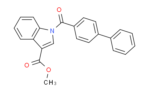 CAS No. 154477-38-0, Methyl 1-([1,1'-biphenyl]-4-carbonyl)-1H-indole-3-carboxylate