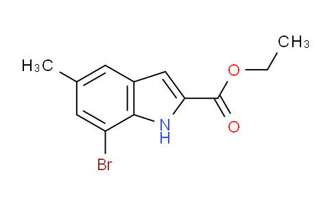 CAS No. 15936-72-8, Ethyl 7-bromo-5-methyl-1H-indole-2-carboxylate