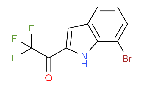 CAS No. 1820716-54-8, 1-(7-Bromo-1H-indol-2-yl)-2,2,2-trifluoroethanone
