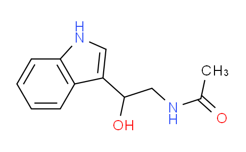 CAS No. 186667-13-0, N-(2-Hydroxy-2-(1H-indol-3-yl)ethyl)acetamide