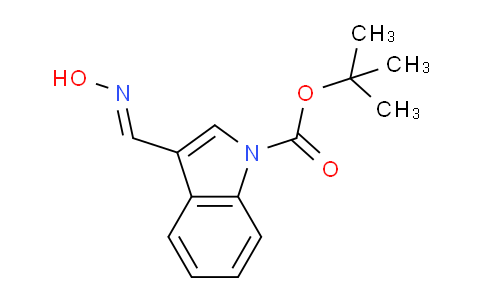 CAS No. 188988-43-4, tert-Butyl 3-((hydroxyimino)methyl)-1H-indole-1-carboxylate