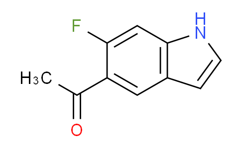 CAS No. 1956377-71-1, 1-(6-Fluoro-1H-indol-5-yl)ethanone