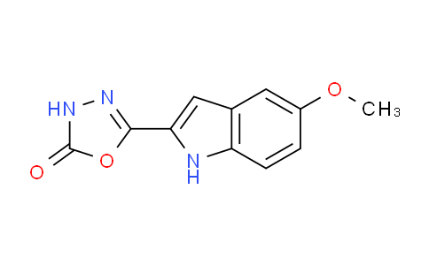 CAS No. 200061-92-3, 5-(5-Methoxy-1H-indol-2-yl)-1,3,4-oxadiazol-2(3H)-one