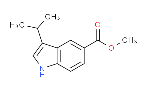 CAS No. 201287-01-6, Methyl 3-(propan-2-yl)-1H-indole-5-carboxylate