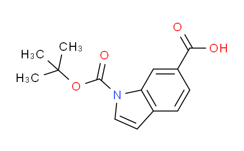 CAS No. 208772-42-3, 1-(tert-Butoxycarbonyl)-1H-indole-6-carboxylic acid