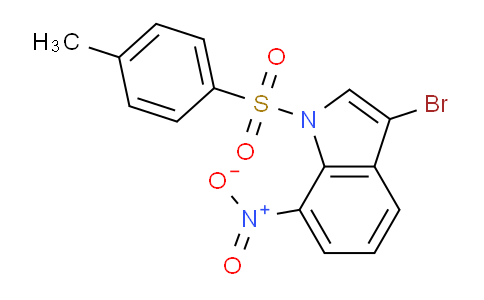 CAS No. 2091135-02-1, 3-Bromo-7-nitro-1-tosyl-1H-indole