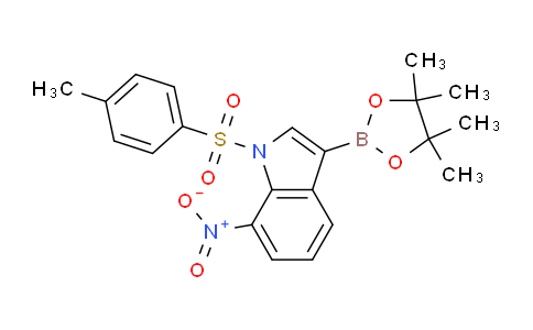 CAS No. 2091135-03-2, 7-Nitro-3-(4,4,5,5-tetramethyl-1,3,2-dioxaborolan-2-yl)-1-tosyl-1H-indole