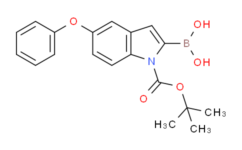 CAS No. 2096331-36-9, (1-(tert-Butoxycarbonyl)-5-phenoxy-1H-indol-2-yl)boronic acid
