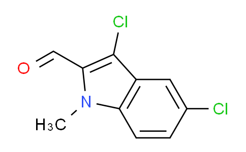 CAS No. 211060-54-7, 3,5-Dichloro-1-methyl-1H-indole-2-carbaldehyde
