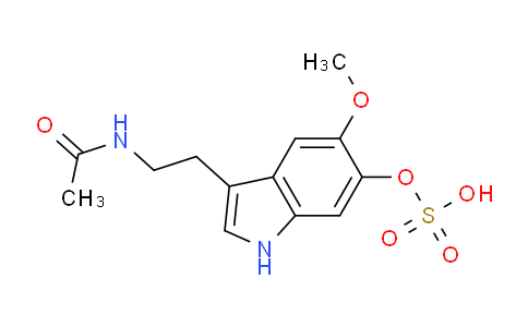 CAS No. 2208-40-4, 3-(2-Acetamidoethyl)-5-methoxy-1H-indol-6-yl hydrogen sulfate