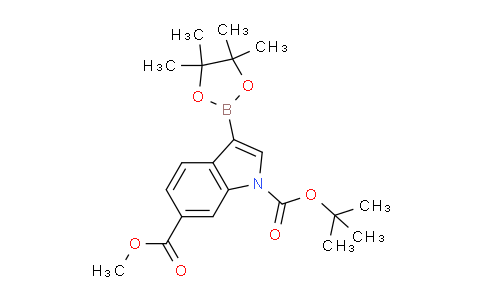 CAS No. 2377609-81-7, 1-(tert-butyl) 6-Methyl 3-(4,4,5,5-tetramethyl-1,3,2-dioxaborolan-2-yl)-1H-indole-1,6-dicarboxylate