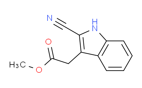 CAS No. 275361-74-5, Methyl 2-(2-cyano-1H-indol-3-yl)acetate